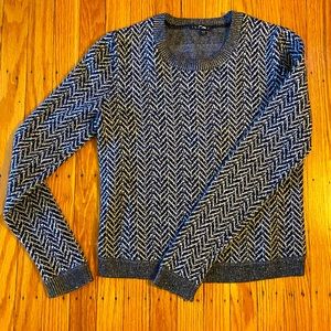 Gorgeous navy/grey wool Theory sweater